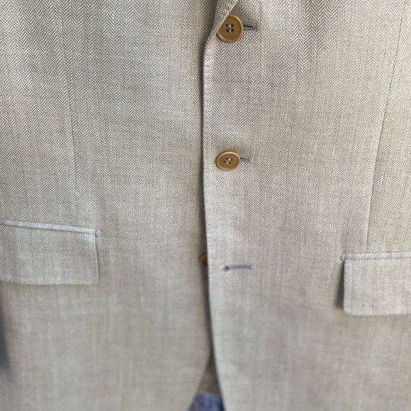 NW Faconnable 🇮🇹 Made Silk/Linen/Wool Sport Coat Sz 40